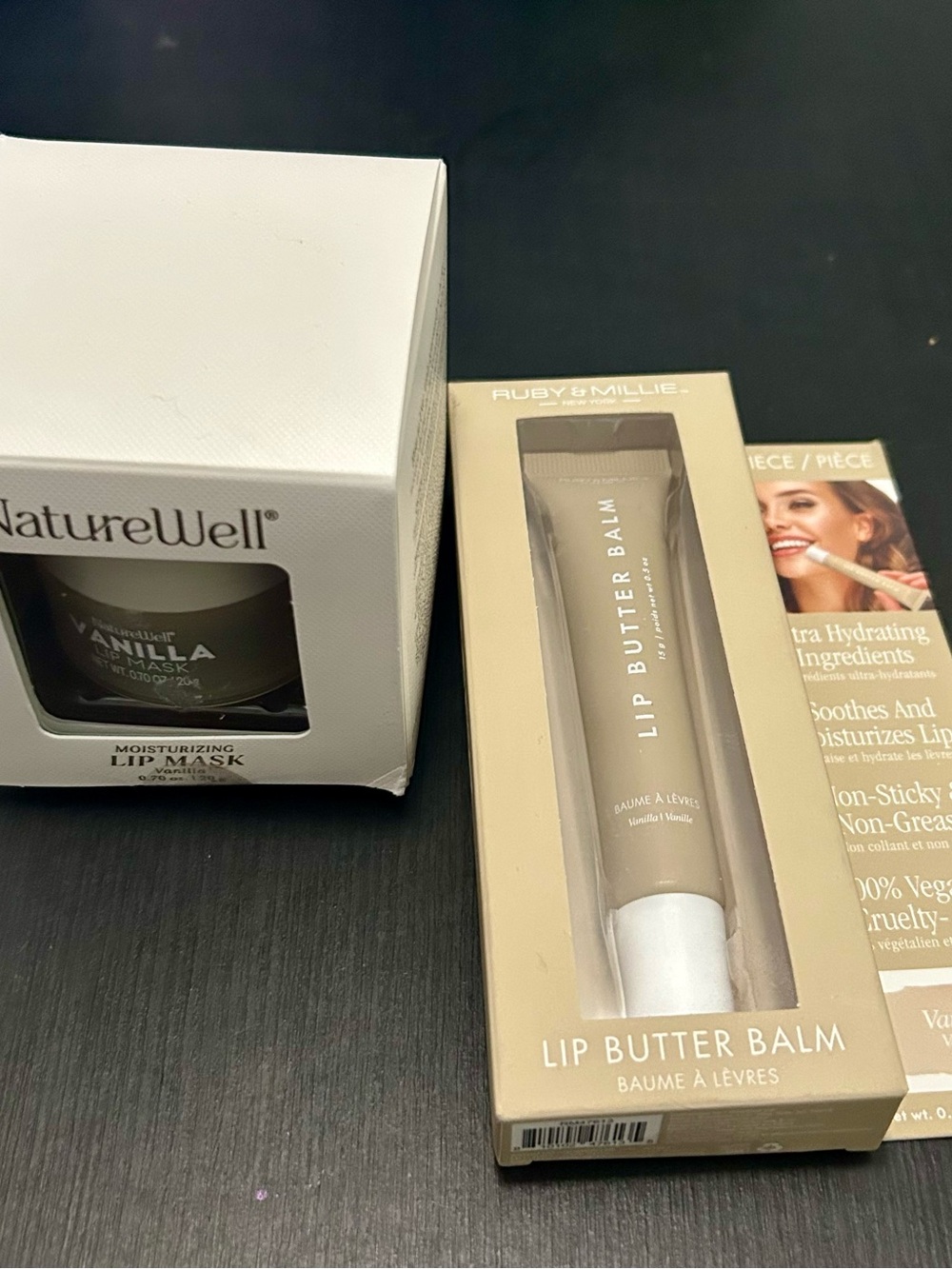 Vanilla Lip Bundle - NatureWell Lip Mask & Lip Butter Balm